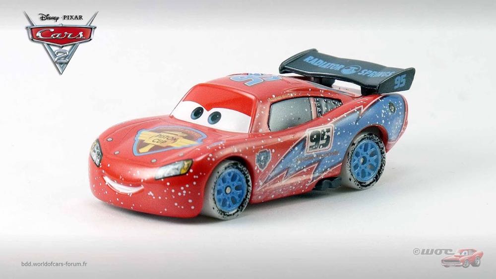 Lightning McQueen - (2015 - Cars 2015) ICE RACERS (17) toy car collectible - Main Image 2