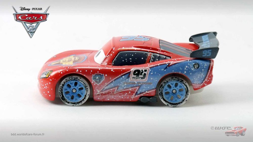 Lightning McQueen - (2015 - Cars 2015) ICE RACERS (17) toy car collectible - Main Image 4