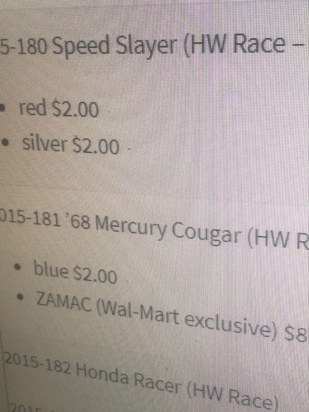 ’68 Mercury Cougar - HW Race Track Aces toy car collectible - Main Image 3