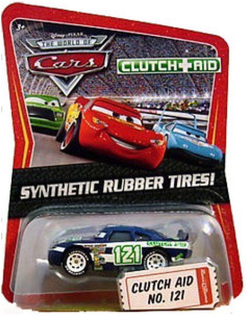 Clutch Aid No. 121 - (2009 - Race O Rama) KMART / SYNTHETIC RUBBER TIRES (16) toy car collectible - Main Image 1