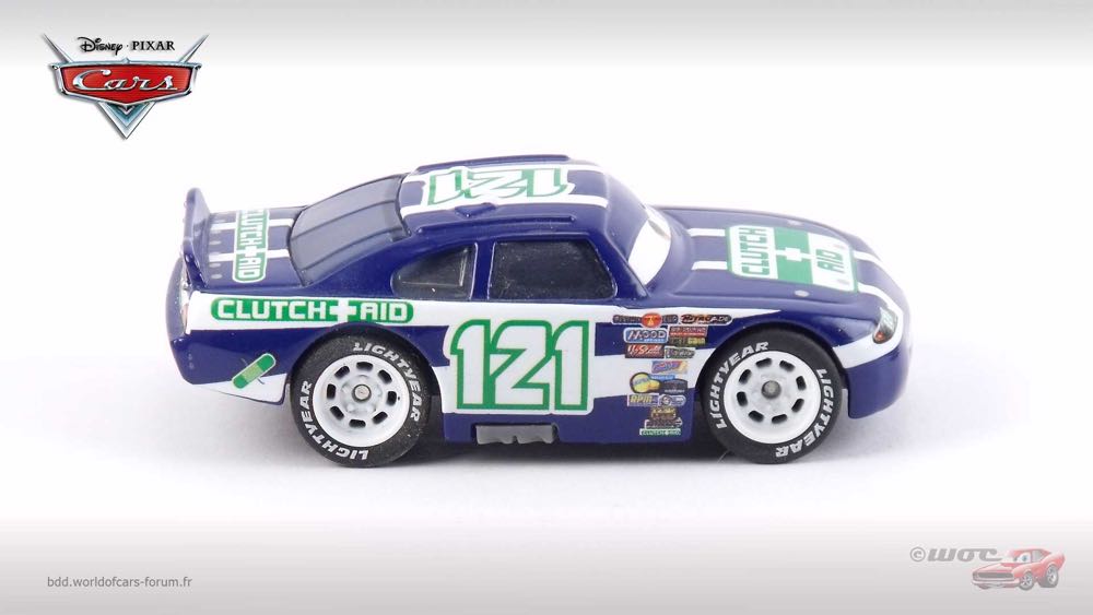 Clutch Aid No. 121 - (2009 - Race O Rama) KMART / SYNTHETIC RUBBER TIRES (16) toy car collectible - Main Image 3