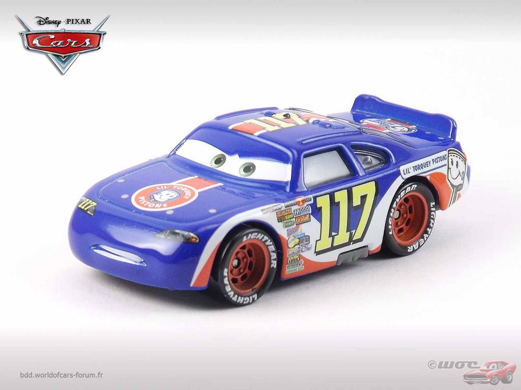Lil’ Torquey Pistons No. 117 - (2009 - Race O Rama) KMART / SYNTHETIC RUBBER TIRES (16) toy car collectible - Main Image 2