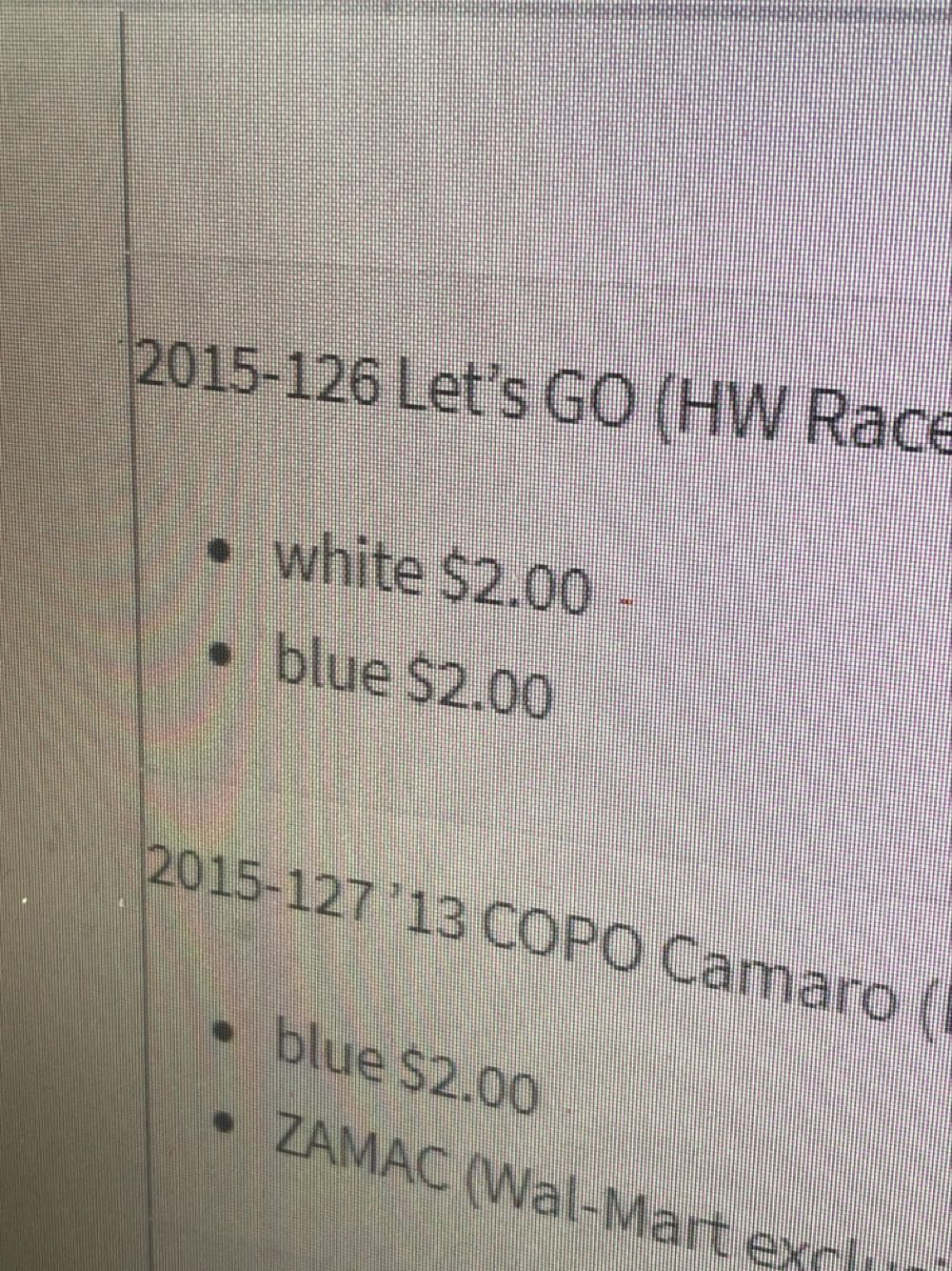 LET’S GO - HW Race - 2015 HW Race Team toy car collectible - Main Image 3