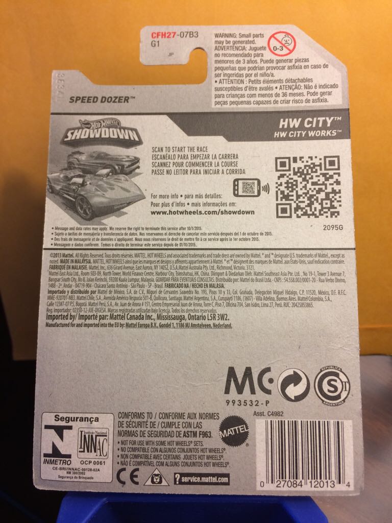 Speed Dozer - ’16 HW City toy car collectible - Main Image 2