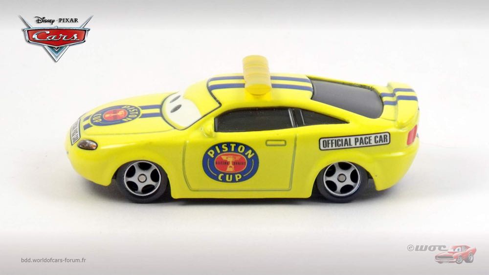 Piston Cup Pace Car - (2007 - Supercharged) Walmart (9) toy car collectible - Main Image 4