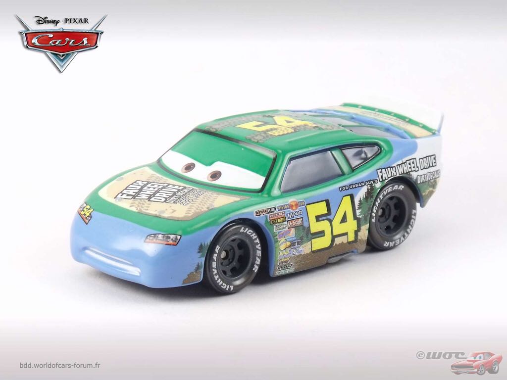 Faux Wheel Drive No. 54 - (2010 - Final Lap) KMART / SYNTHETIC RUBBER TIRES (19) toy car collectible - Main Image 2