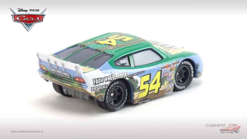 Faux Wheel Drive No. 54 - (2010 - Final Lap) KMART / SYNTHETIC RUBBER TIRES (19) toy car collectible - Main Image 3