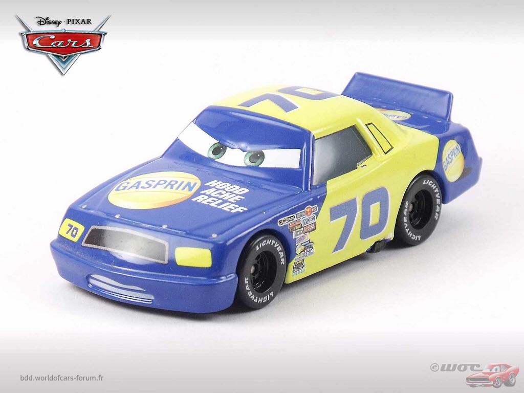 Gasprin No. 70 - (2010 - Final Lap) KMART / SYNTHETIC RUBBER TIRES (19) toy car collectible - Main Image 2