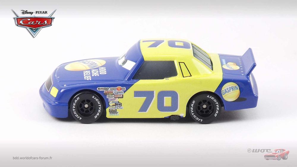 Gasprin No. 70 - (2010 - Final Lap) KMART / SYNTHETIC RUBBER TIRES (19) toy car collectible - Main Image 4