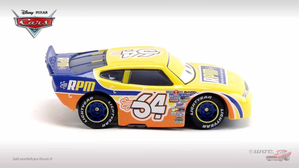 RPM No. 64 - (2010 - Final Lap) KMART / SYNTHETIC RUBBER TIRES (19) toy car collectible - Main Image 3