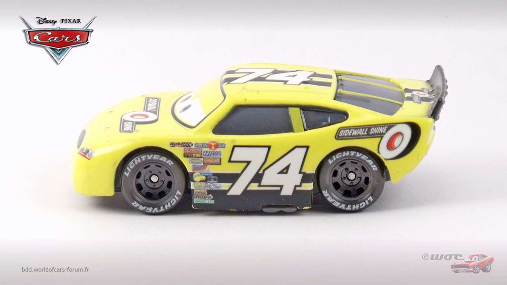 Sidewall Shine No. 74 - (2010 - Final Lap) KMART / SYNTHETIC RUBBER TIRES (19) toy car collectible - Main Image 4