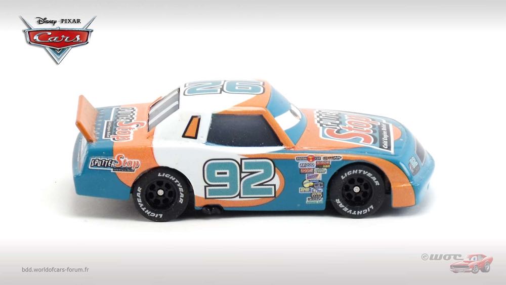 Sputter Stop No. 92 - (2010 - Final Lap) KMART / SYNTHETIC RUBBER TIRES (19) toy car collectible - Main Image 3