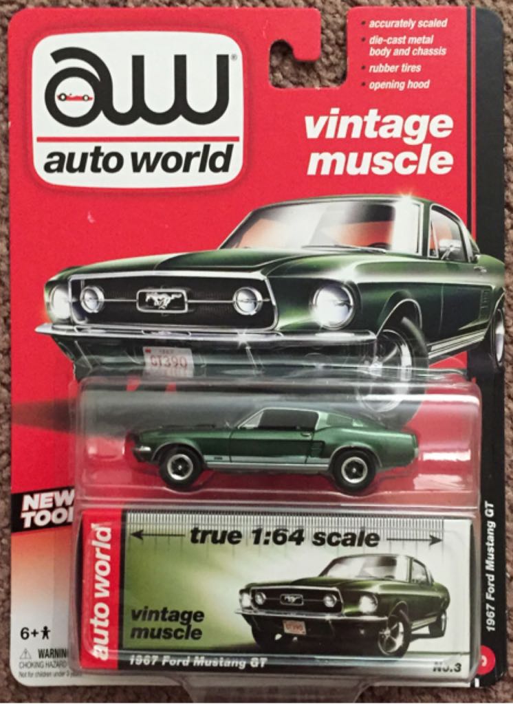 1967 Ford Mustang GT - Vintage Muscle toy car collectible - Main Image 1