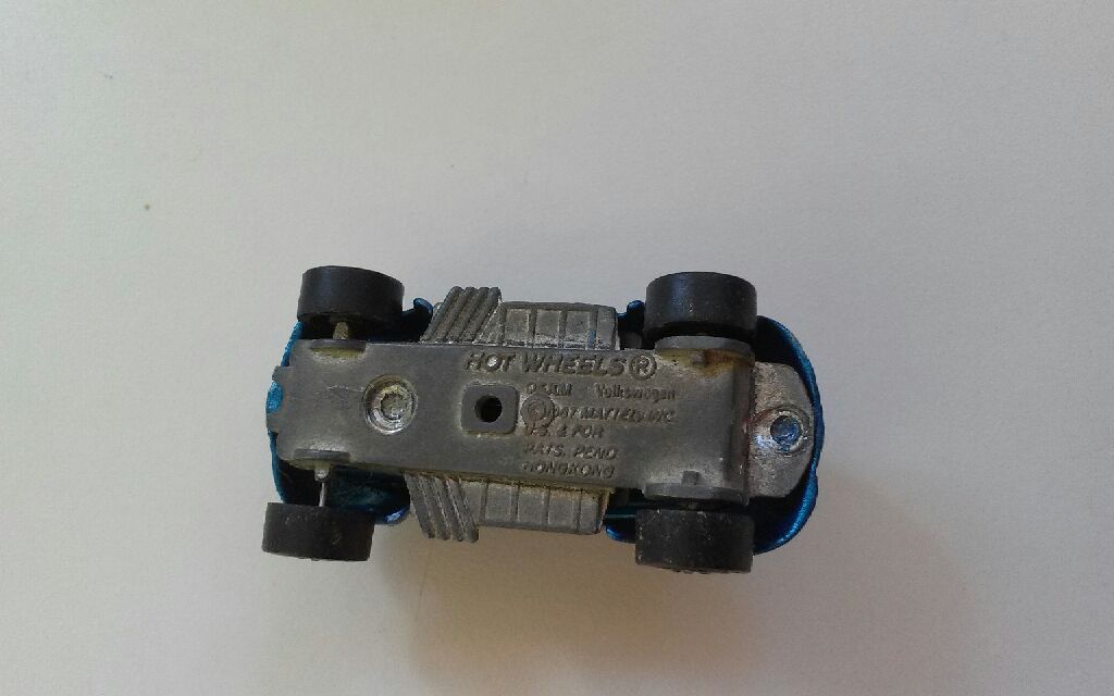 custom volkswagon no roof blue 1500 ok  toy car collectible - Main Image 2