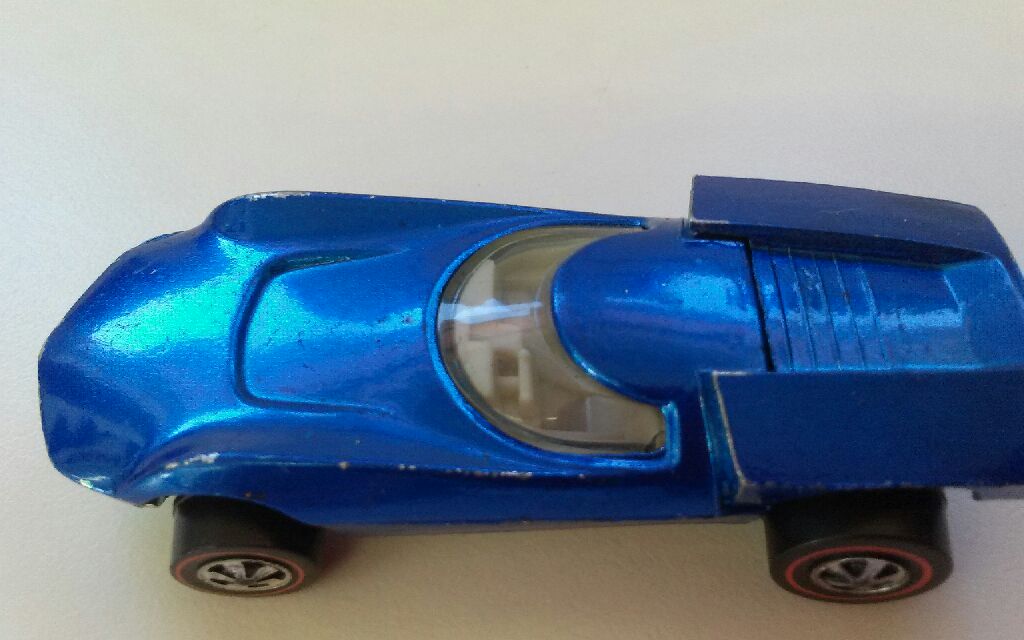 turbofire blue 45 ok  toy car collectible - Main Image 1