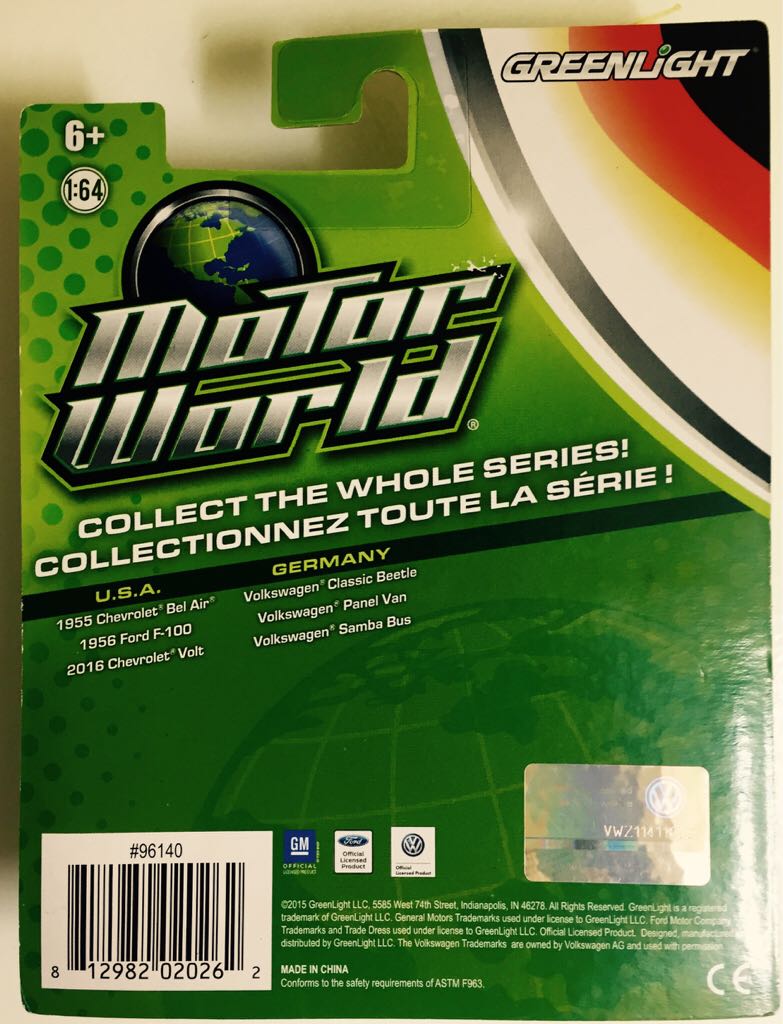 Greenlight MOTOR WORLD - SERIES 14 VW Classic Beetle - 2015 GL Motor World German Series 14 toy car collectible - Main Image 2