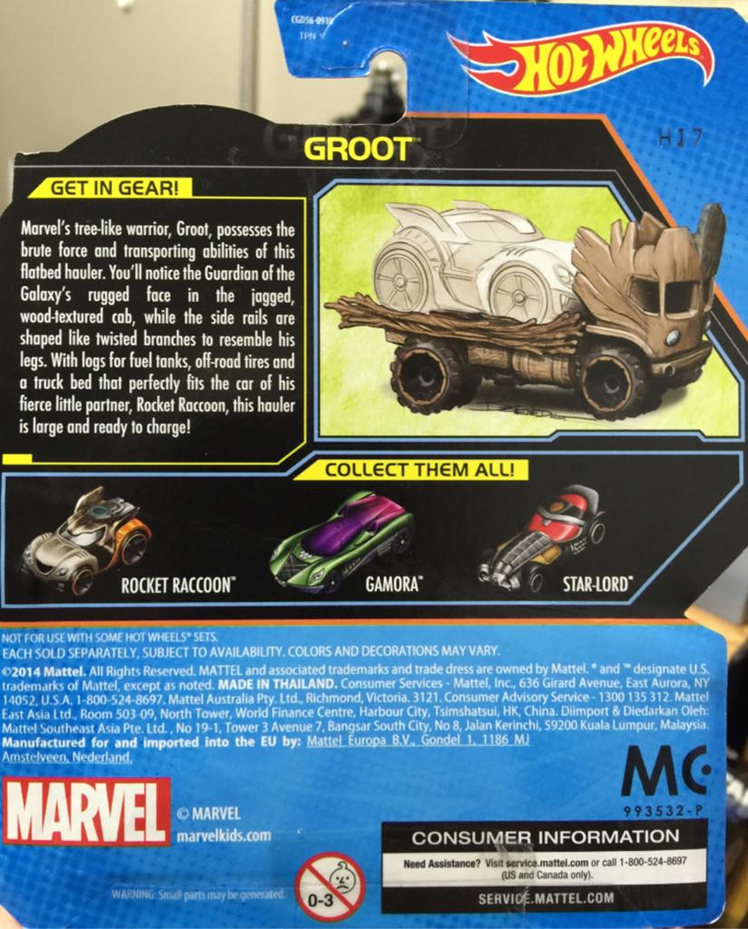 Guardians of the Galaxy - 2014 Marvel Character Cars toy car collectible - Main Image 2
