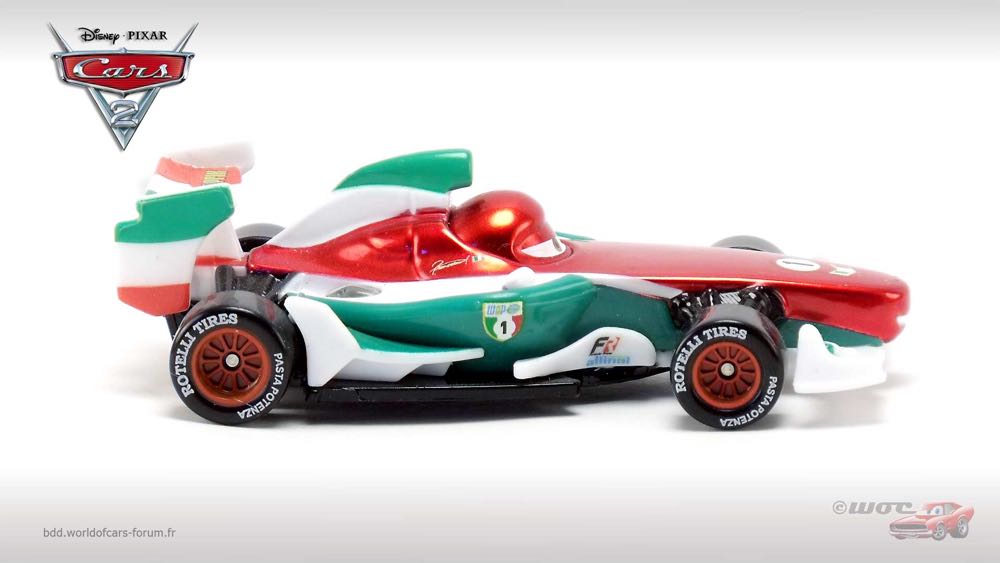 Francesco Bernoulli with Metallic Finish - (2011 - Cars 2) EXCLUSIVE VEHICLE (6) toy car collectible - Main Image 3
