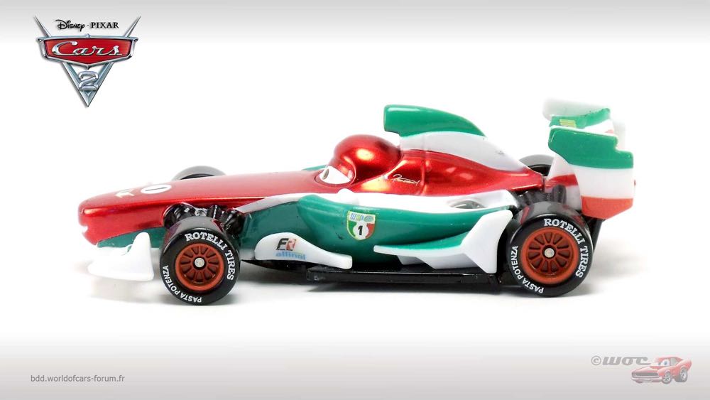 Francesco Bernoulli with Metallic Finish - (2011 - Cars 2) EXCLUSIVE VEHICLE (6) toy car collectible - Main Image 4