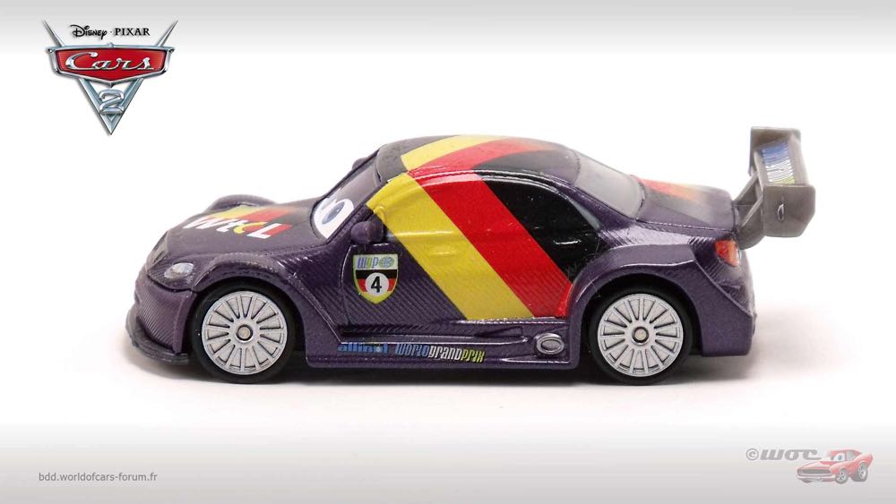 Max Schnell - (2011 - Cars 2) PACK OF 5 (25) toy car collectible - Main Image 4