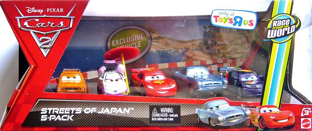 Tamiko - (2011 - Cars 2) PACK OF 5 (25) toy car collectible - Main Image 1