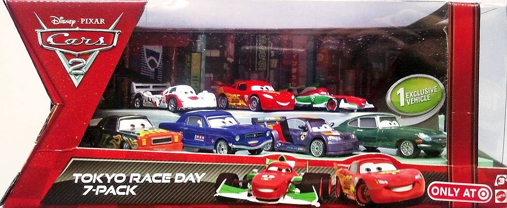 Brent Mustangburger - (2011 - Cars 2) PACK OF 7 (28) toy car collectible - Main Image 1