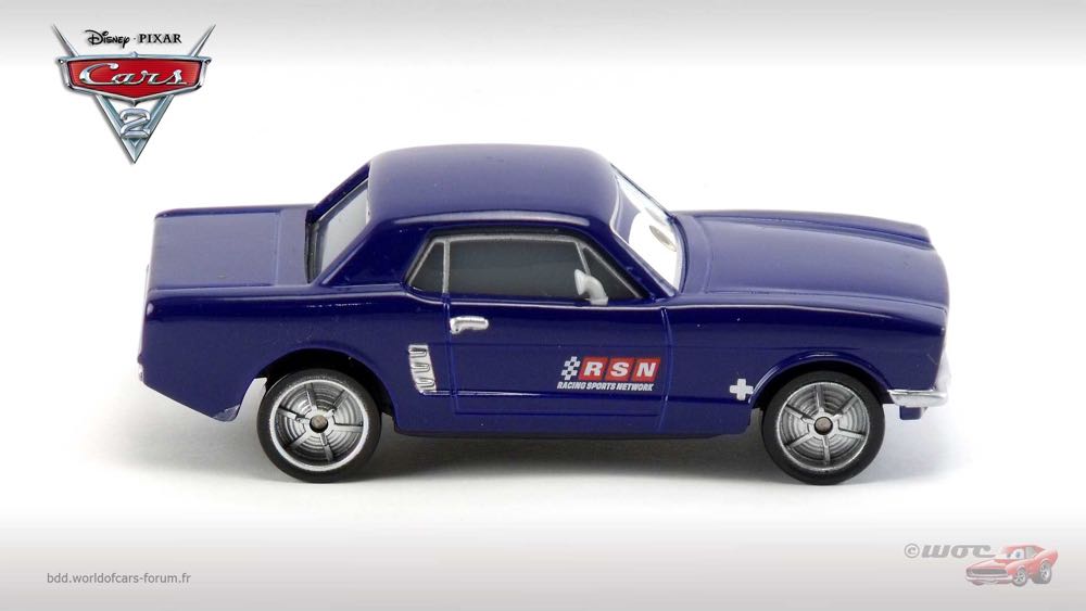 Brent Mustangburger - (2011 - Cars 2) PACK OF 7 (28) toy car collectible - Main Image 3