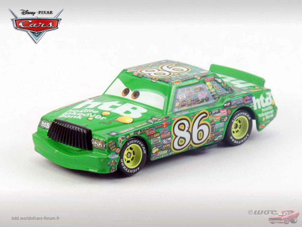 Chick Hicks - (2012 - RADIATOR SPRINGS CLASSICS) PACK OF 10 (10) toy car collectible - Main Image 2