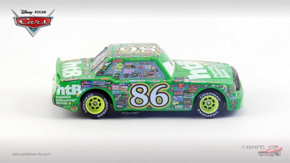 Chick Hicks - (2012 - RADIATOR SPRINGS CLASSICS) PACK OF 10 (10) toy car collectible - Main Image 3