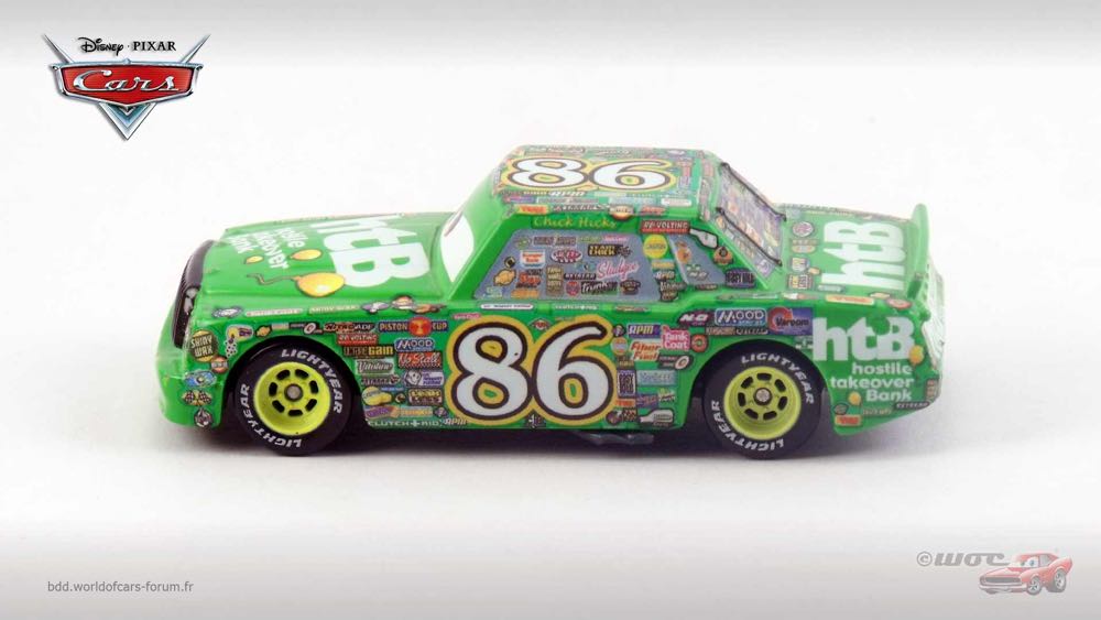Chick Hicks - (2012 - RADIATOR SPRINGS CLASSICS) PACK OF 10 (10) toy car collectible - Main Image 4