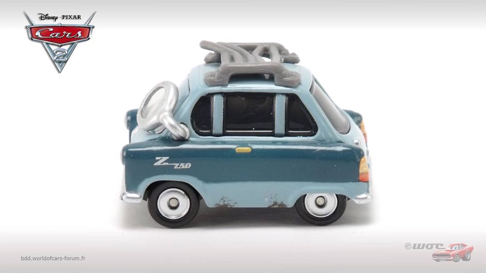 Professor Zündapp - (2011 - Cars 2) PACK OF 10 (20) toy car collectible - Main Image 4