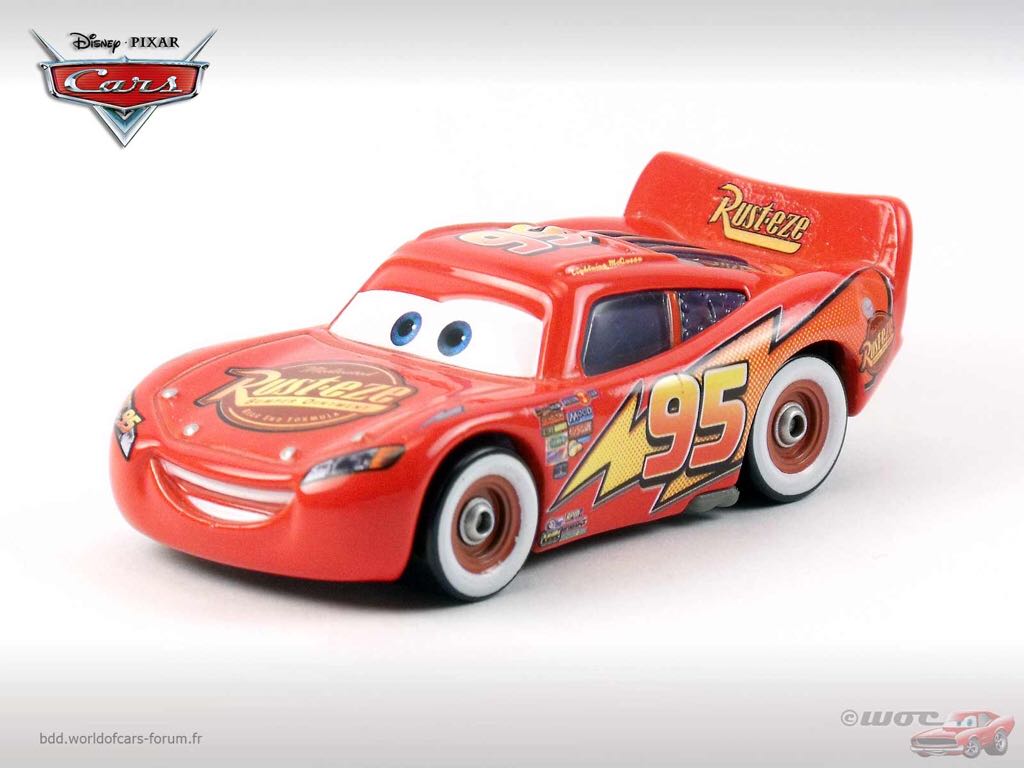 Whitewalls Lightning McQueen - (2010 - Final Lap) SINGLES (172) toy car collectible - Main Image 2