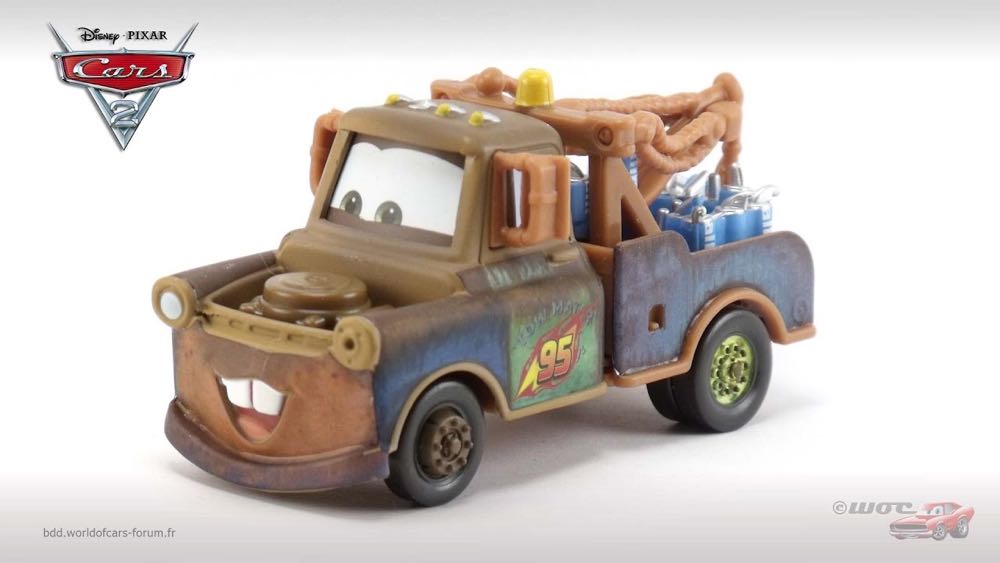 Mater with Oil Can - (2010 - Final Lap) SINGLES (172) toy car collectible - Main Image 2