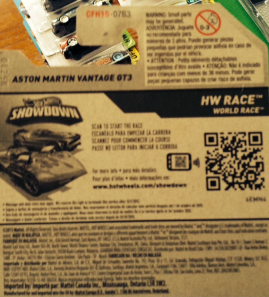Aston Martin Vantage GT3 - Mainline - HW Race toy car collectible - Main Image 2