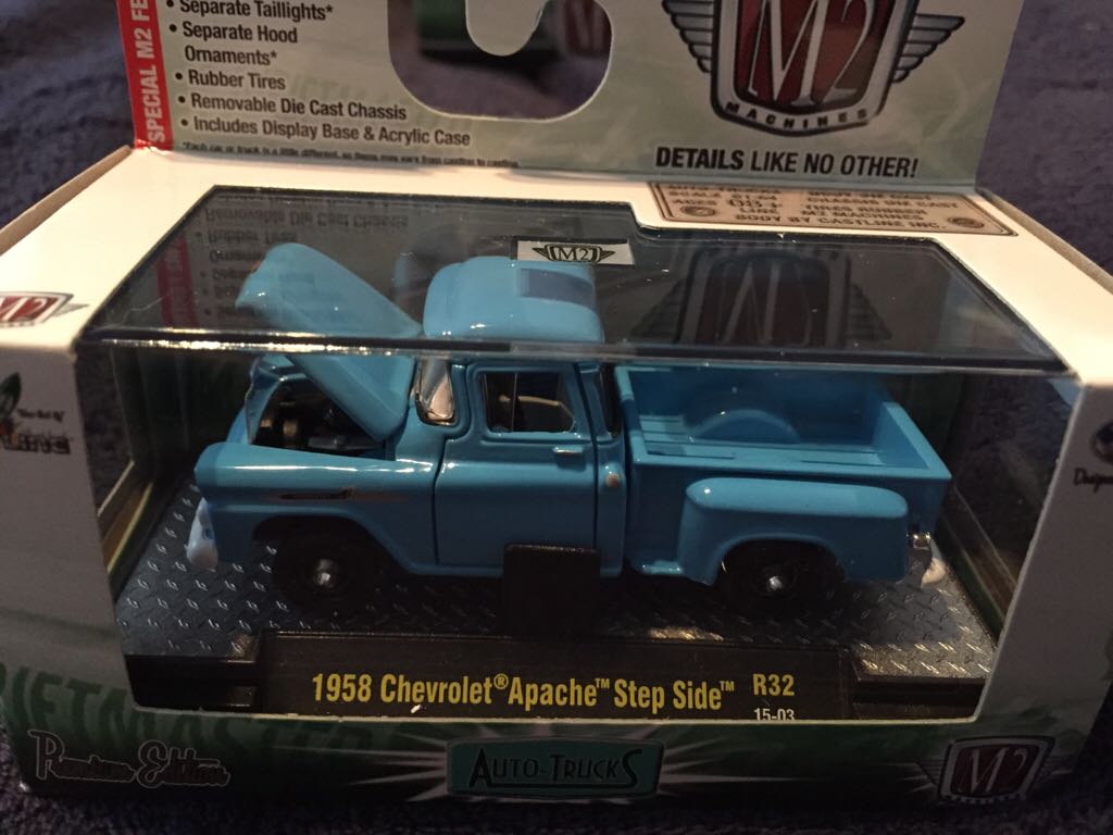 1958 Chevrolet Apache Step Side - Auto Trucks toy car collectible - Main Image 1