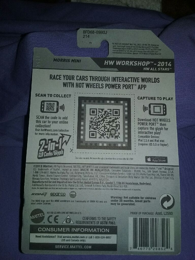 Morris Mini - HW Workshop - 2014 - HW All Stars toy car collectible - Main Image 2