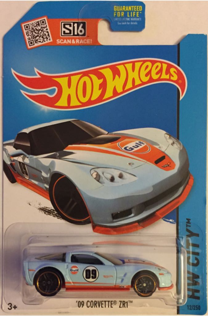 Chevrolet Corvette ZR1, 2009 - Mainline - HW City toy car collectible - Main Image 1
