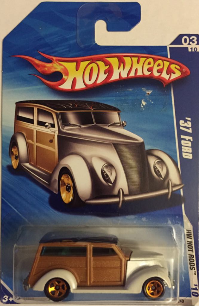 Ford Woody, 1937 - Mainline - HW Hot Rods toy car collectible - Main Image 1
