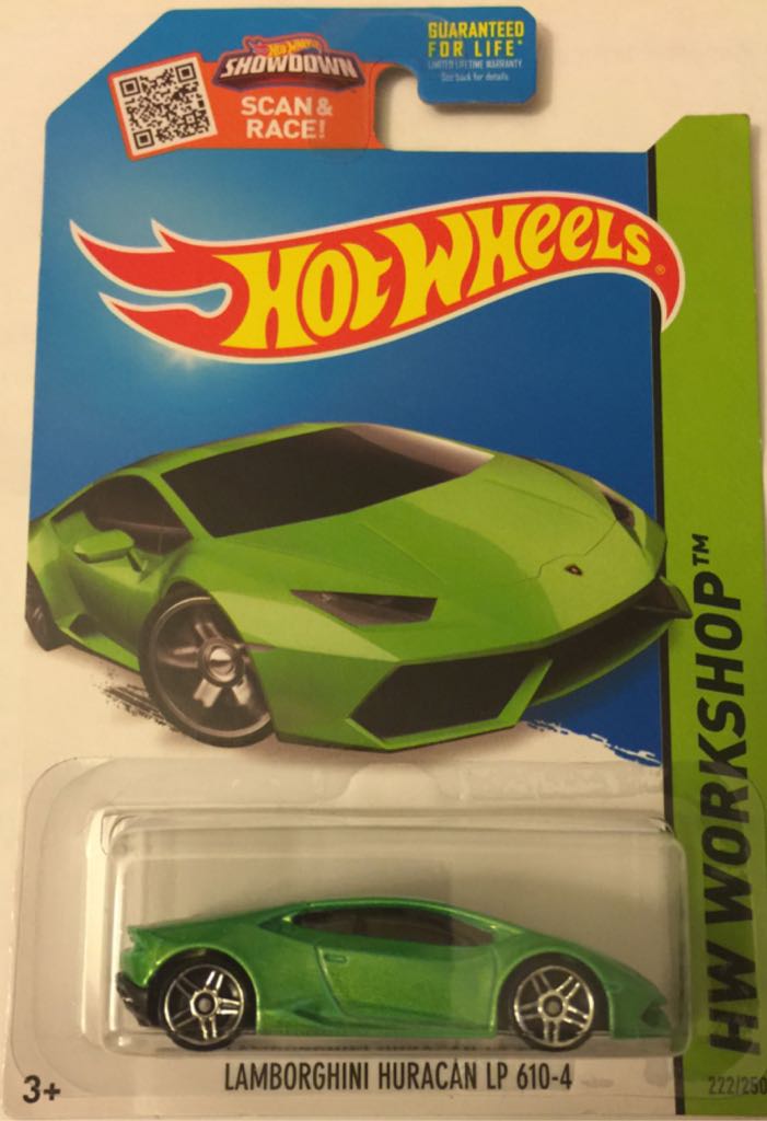 Lamborghini Huracán LP 610-4 - Mainline - HW Workshop toy car collectible - Main Image 1