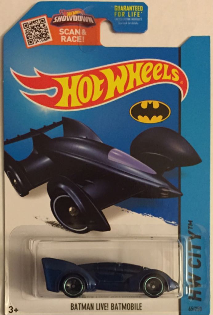 Batmobile - Mainline - HW City toy car collectible - Main Image 1