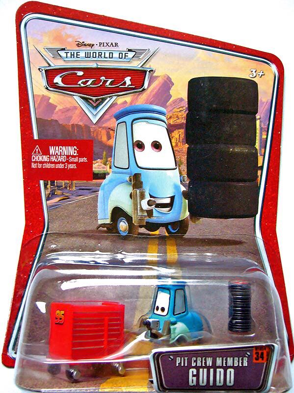 Pit Crew Member Guido - (2008 - World of Cars) SINGLES (72) toy car collectible - Main Image 1