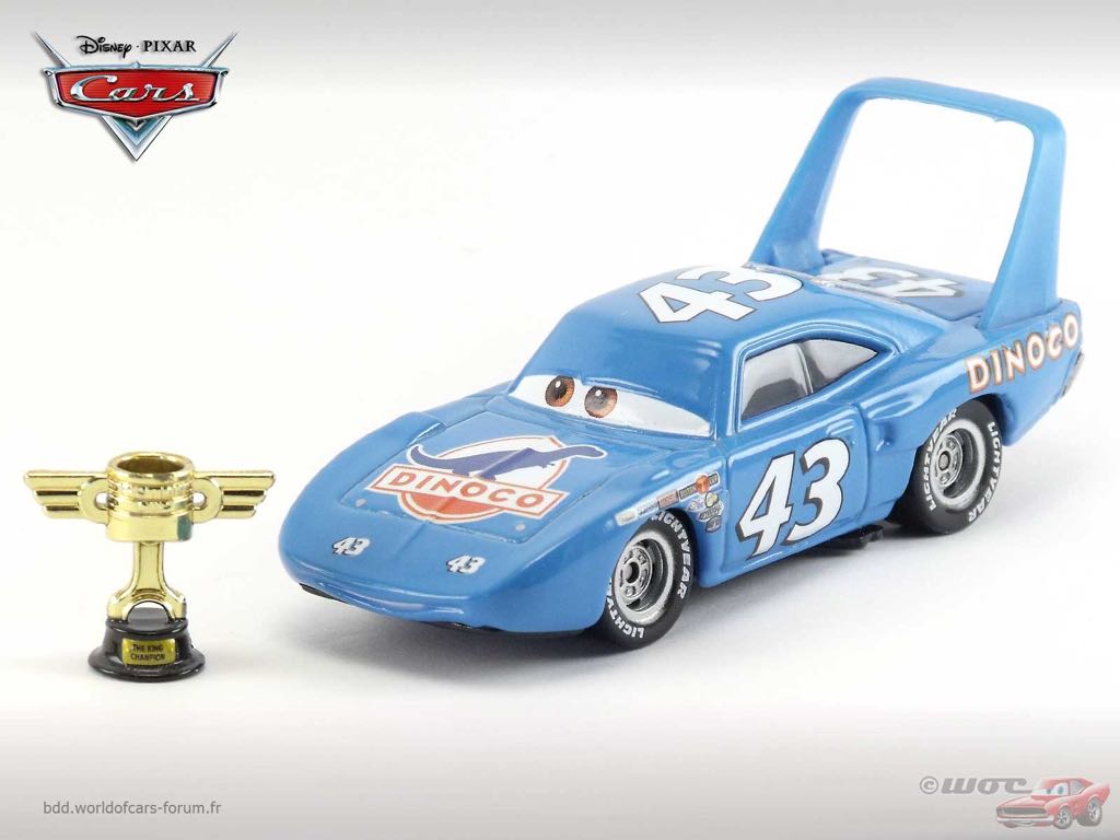 The King with Piston Cup - (2009 - Race O Rama) SINGLES (113) toy car collectible - Main Image 2