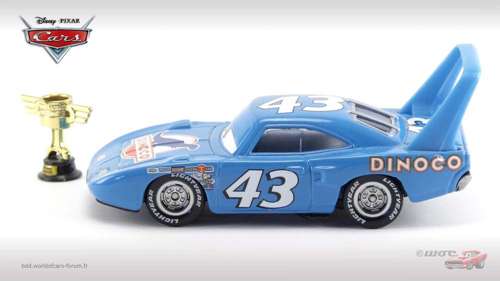 The King with Piston Cup - (2009 - Race O Rama) SINGLES (113) toy car collectible - Main Image 4