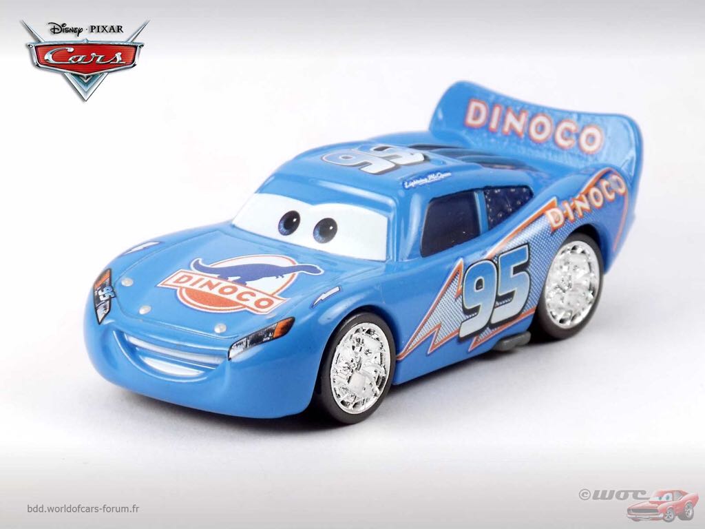 Bling Bling Lightning McQueen - (2008 - World of Cars) PACK OF 3 (27) toy car collectible - Main Image 2