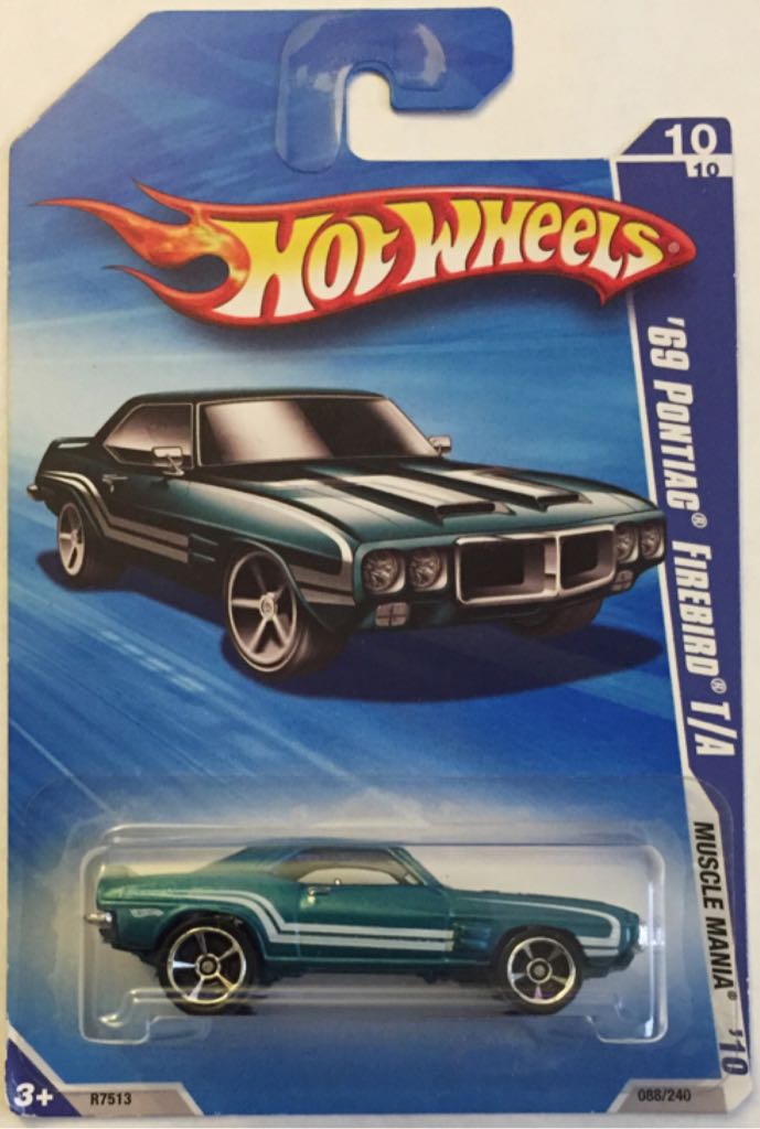 Pontiac Firebird T/A, 1969 - Mainline - Muscle Mania toy car collectible - Main Image 1