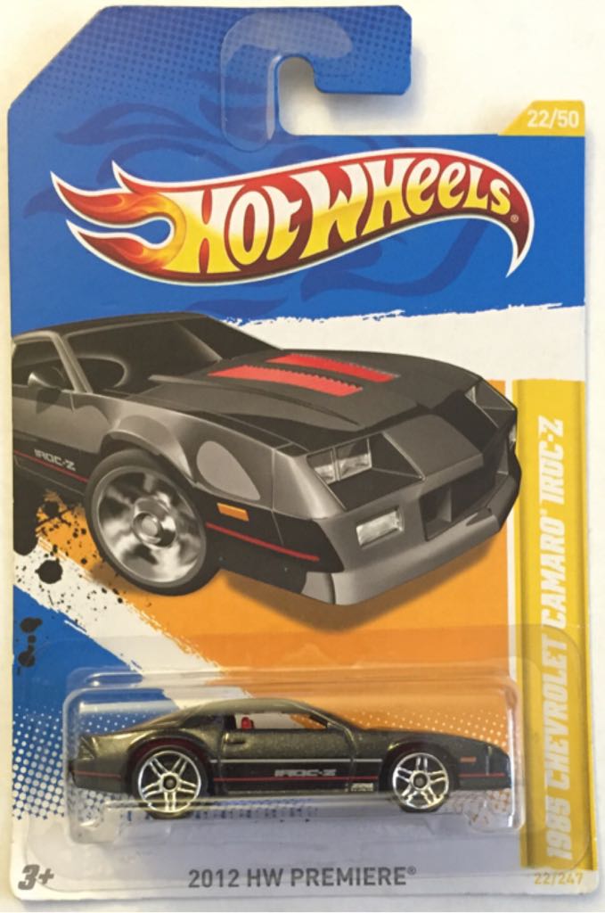Chevrolet Camaro IROC-Z, 1985 - Mainline - HW Premiere toy car collectible - Main Image 1
