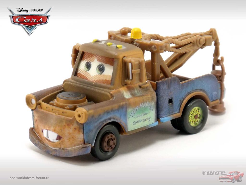 Mater with Glow-In-The-Dark Lamp - (2010 - Final Lap) SINGLES (172) toy car collectible - Main Image 2