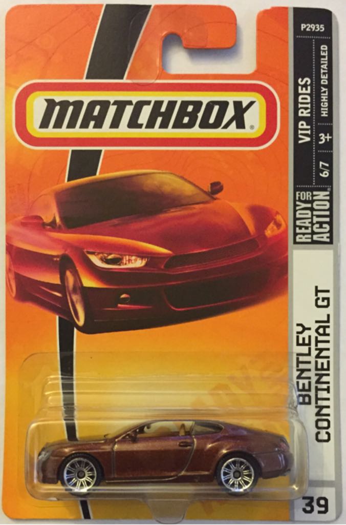 Bentley Continental GT - Mainline - VIP Rides toy car collectible - Main Image 1