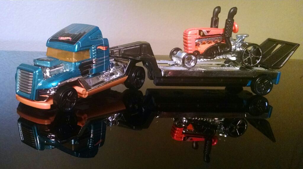 Steel Power - (v.1) (Red) - Super Rigs toy car collectible - Main Image 2