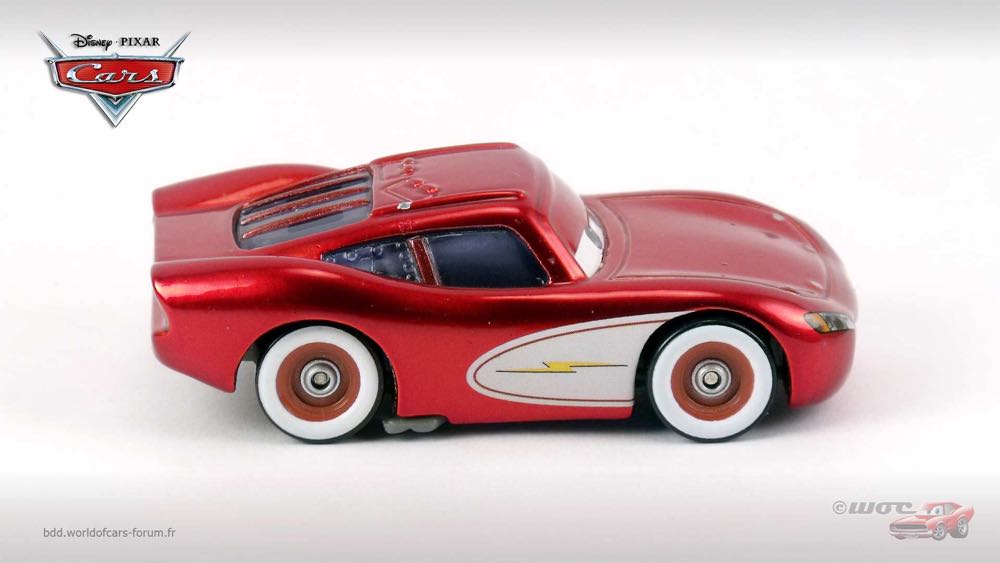 Cruisin’ Lightning McQueen - (2015 - Cars 2015) LOST AND FOUND! (8) toy car collectible - Main Image 3